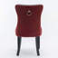 Chaise rembourrée en polyuréthane et velours-232385335