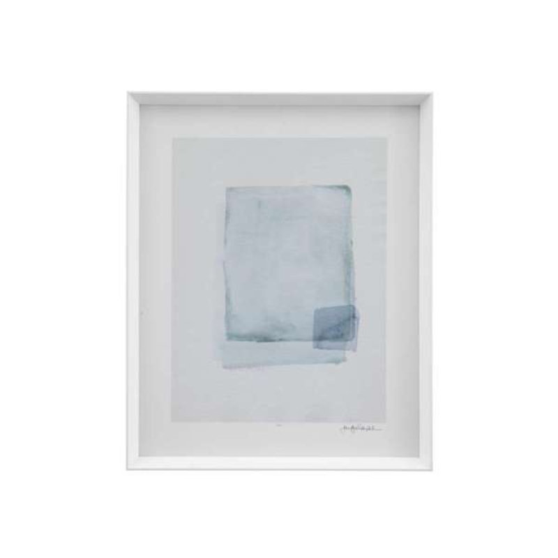 «Water Color lentille II», reproduction encadrée