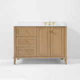 Hannah 42" Freestanding Standard Single Bathroom Vanity with Top