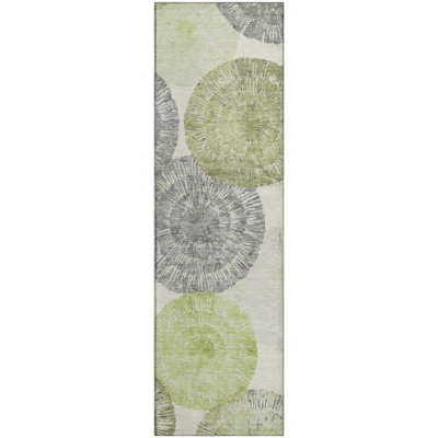 Premium Machine Washable Mayfield AMF2351 Abstract Rug