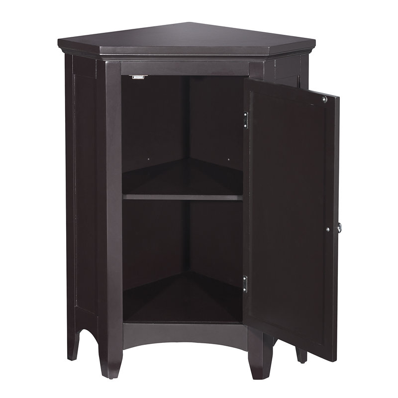 Armoire de rangement autoportante Zal, Espresso foncé