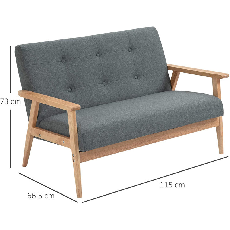 Sten 2 Seater Sofa, 2 Seats