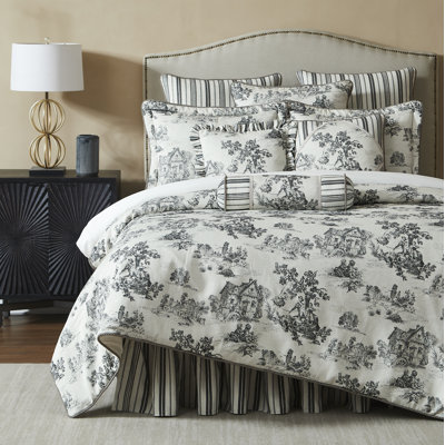 Austin Horn Classics Cosmopolitan Toile Standard Sham With Flange (Set Of 2)