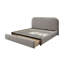 Lit plateforme tapissier avec tiroir et structure en bois Kraus-111912468
