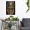 Art mural en métal Trinx «Zombie Fire Skull» par Flyland Designs