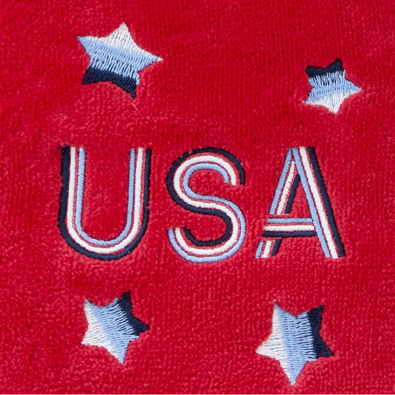 USA EMBELLISHED HAND-RED
