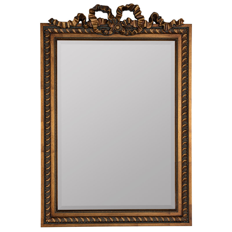 Clarence Beveled Mirror, 36" x 24", Pink