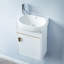 Detjon 17'' Single Bathroom Vanity with Ceramic Top-1495260167