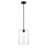 1 lumière 9 po Mini-luminaire suspendu en nickel satiné-1306700410