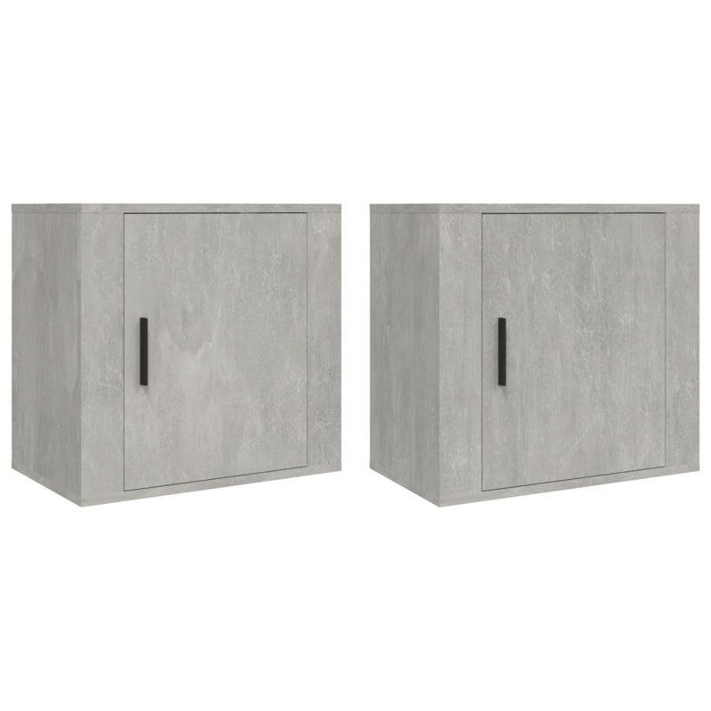 Jasemin 50cm W Manufactured Wood Bedside Table, Grey