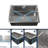 304 Stainless Steel Undermount Kitchen Sink 27" X 19" - Nano Gray With Edge And Quick Drainage Bottom Grid For Better Protection