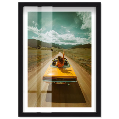 «Convertible Freedom Shadowbox Print», reproduction de photo par Notoriart, cadre noir, 16 x 24