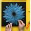 Kit de bricolage String Art - Blossom. Peinture à ongles géométrique Wizardi F07-M12-2-DHGG29225