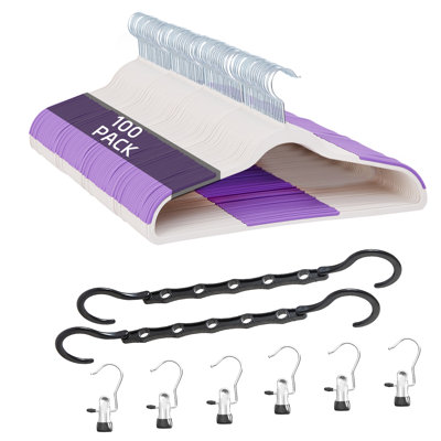 Meaha Plastic Non-Slip Standard Hanger