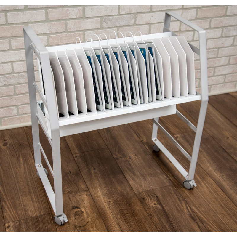 Store-N-Charge 16-Compartment Tablet Charging Cart