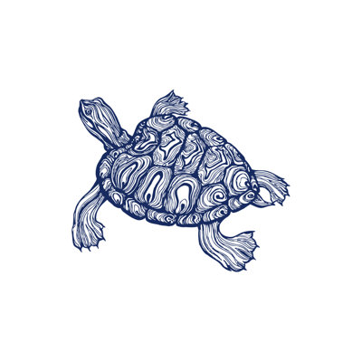 Décalcomanie murale tortue de mer Kylie