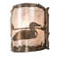 Rustic Lodge 1 - Light Flush Mounted Sconce