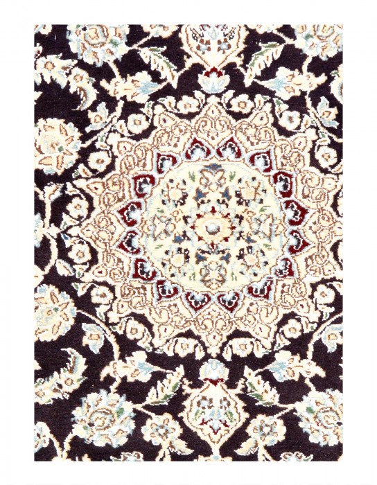 Tapis rectangulaire en laine et en soie Iklim