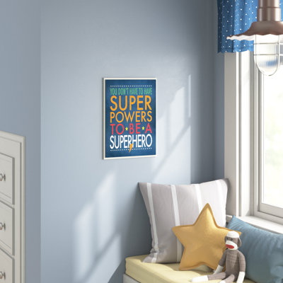 Plaque murale Abernathy Superhero