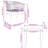 Patio Dining Set Poly Rattan Glass-1334598967-1334598966-1334598964
