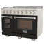 48 in. 6.7 cu. ft. Natural Gas Range Two Ovens in Olive Green with True Simmer Burners-1592471064-1592471066