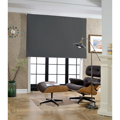 Thermal Blackout Roller Blind - Trimmable Cut to Size - Heavy Duty Metal Tube