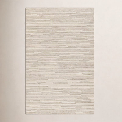 Keaundra Hand-Woven Geometric Wool Rug