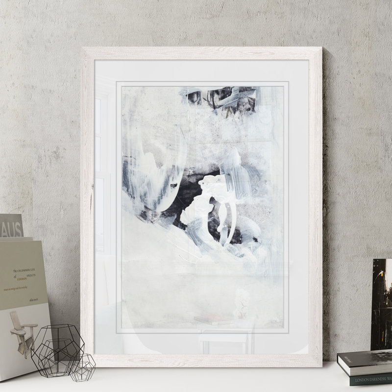 «Fire and Ice IV» par Paul Cezanne - reproduction d'art encadrée, H 22 po x l 16 po x P 2 po, Impression encadrée, blanc