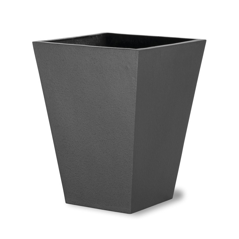 Vrtanes Geo Fiberglass Cachepot, 75cm H x 70cm W x 70cm D, Faux Lead
