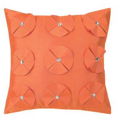 Jormun Floral Square Throw Cushion