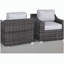 Chaise de patio entièrement assemblée avec coussins LSI 2