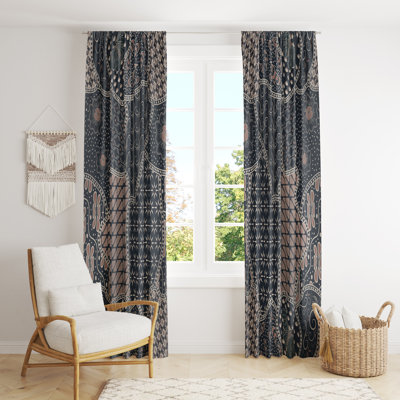 Semi Sheer Curtain Panel Pair