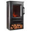 VonHaus 44.5cm W Black Electric Stove