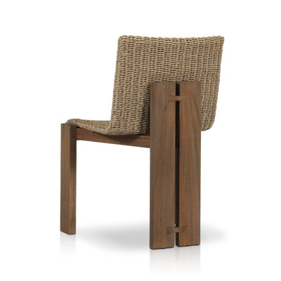 Roxy Outdoor Dining Chair-Faux Hyacinth