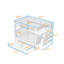 Lit superposé standard avec lit gigogne Hade de Harriet Bee-555626685-601435408