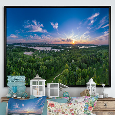 Rurale d'été en campagne, Alabama, sur toile