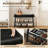 3-Tier Shoe Bench Shoe Rack, Entryway Bench with Storage and Cushion