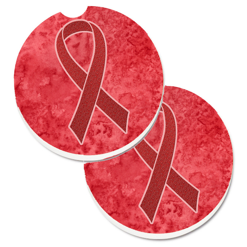 Sous-verre Ribbon for All, Rouge