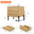 Modern Minimalist Nightstand With 2 Drawers,Reeded Wood End Table With Built-In Charging Station For Bedroom, Living Room,Entryway-1473569466-1473569467