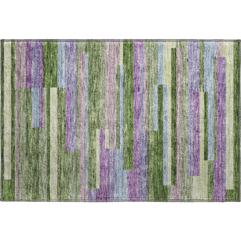 Premium Machine Washable Prisco Cactus Rug, Rectangle 1'8" x 2'6"