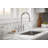 Kinzie 2-Handle Bridge Kitchen Faucet with Pull Down Sprayer-82654525