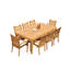 Outdoor 9 - Piece Teak Dining Set