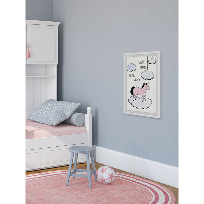 Cothran Imagine Dream Believe Always - Single Picture Frame Painting, 30cm H x 20cm W