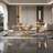 Mohab Light luxury simple rectangular dining table-1298482288