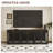 Donela Wood Furniture Style Crate with 3 Doors-319485842