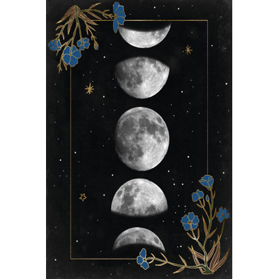 Night Moon I by Melissa Wang - Wrapped Canvas Print