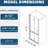 72" Tall Pivot Door - 1/4" Tempered Glass, Easy Install System, Bathroom Wall Channel Shower 30" 31 3/8" Adjustable-121157493