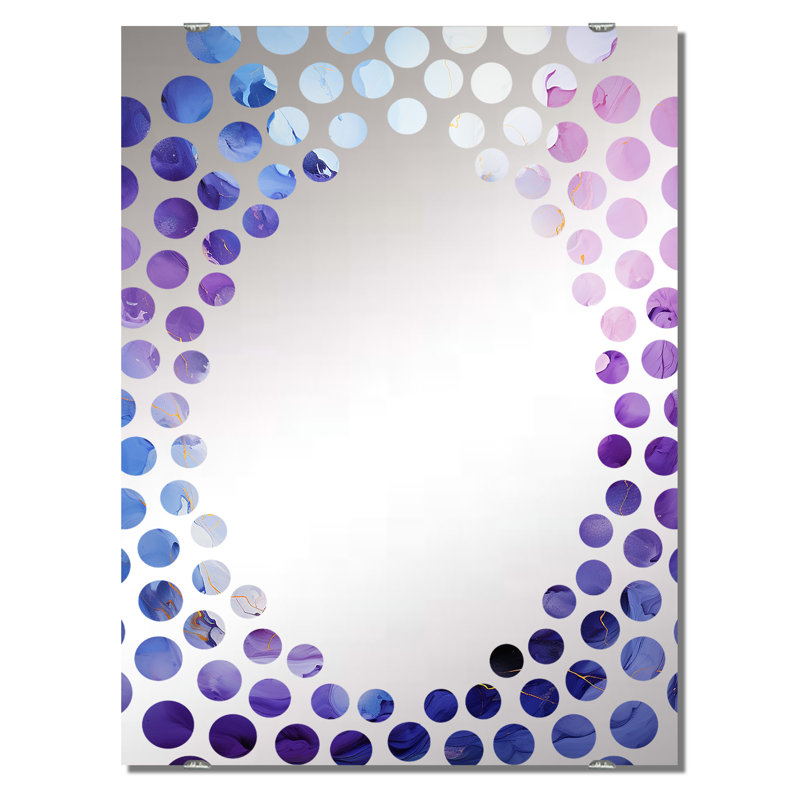 Miroir mural Foner - Abstract Collages MIR137303, 40 po x 30 po