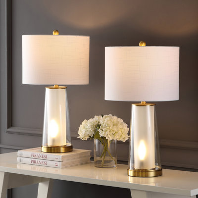 Lampe de table en verre Wiresh