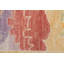 Tapis teint en laine mauve clair Oushak 5 x 7